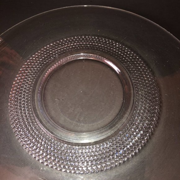 Vtg Duncan & Miller Teardrop Clear Glass Plate Platter 13-3/8" 2-Handled Handles - Picture 8 of 9